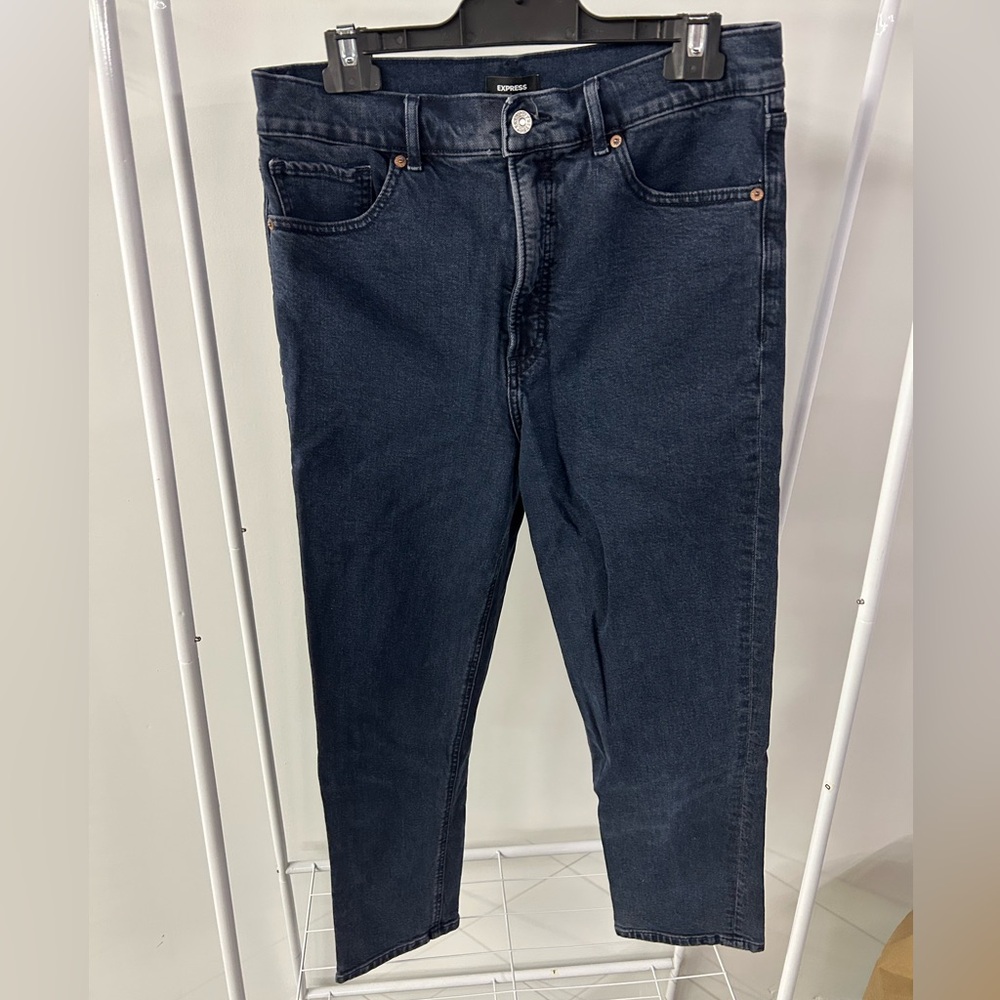 Express Women's High Rise Mom Jeans